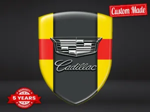 Cadillac Pegatina Silicona Estilo Exclusivo Etiquetas Alta Gama ST
